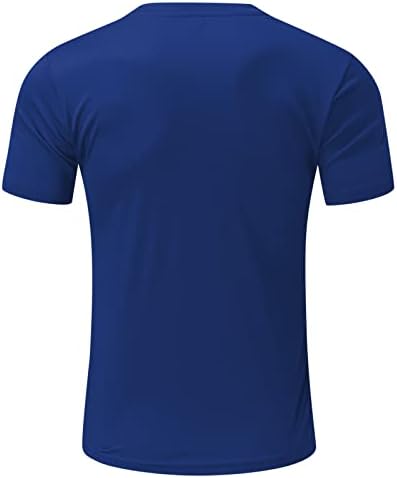 HDDK MENS majice kratkih rukava, 2022 Nova ljetna grafička ispis CrewNeck majica Casual Labavi modni Ležerne