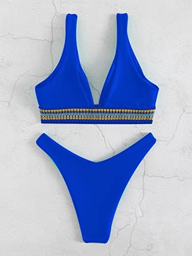 Sol Hux ženski cvjetni ispis špageta remen Bikini kupaći odijelo 2 komada kupaćih komisija