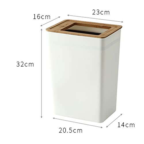 Allmro Male smeće može smeće kanta za kancelariju kuhinje dnevni boravak kupaonica kreativna košarica 1pc bijela