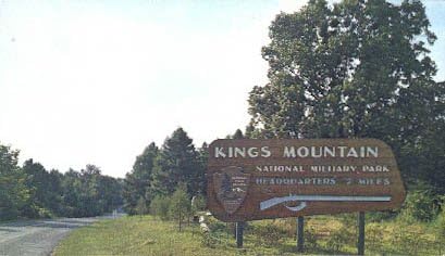 Kings Planinski nacionalni vojni park, Južna Karolina razglednica