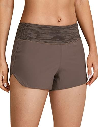 CRZ joga ženski srednji brzi suhi obloženi dupinski kratke hlače sa džepom džep elastični struk atletičke