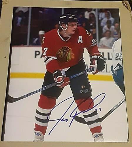 Jeremy Roenick Chicago Blackhawks Hokej potpisan autogramirani 8x10 FOTO COA NHL 4 - AUTOGREMENT NHL Photos