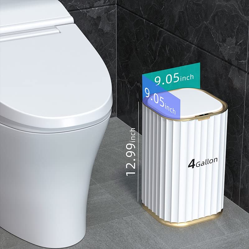 Smart senzor smeće bin Kuhinja kupatilo za WC zaterecanje može najbolje automatski indukcijsko vodootporno kanti sa poklopcem 10 / 15L
