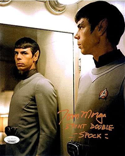 Tom Morga AUTOGREMED potpisani upisani 8x10 fotografija zvijezda Trek spock JSA COA