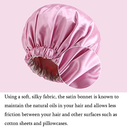 Saten Bonnet Silk Bonnet Bornet za spavanje satenskih poklopca za kosu za kosu za žene svilene motorne za