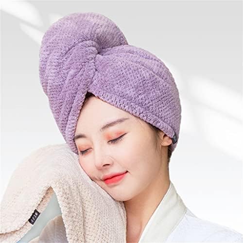 Jahh brisanje ručnika za kosu Dvoslojni zadebljani super apsorbiran ženski šampon ženska kapa za suhu kosu
