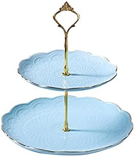 Bicuzat macaron color keramički 3-ravni stalak za tortu / cupcake stalak / peciva koja poslužuje tortu sa