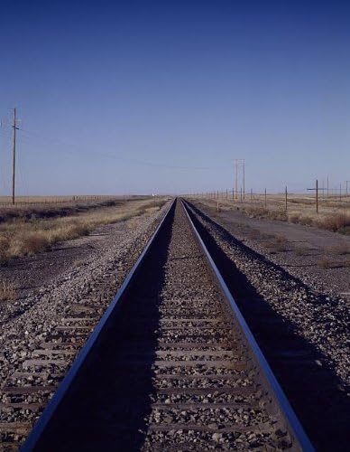 HistoricalFindings fotografija: željeznička pruga do beskonačnosti, Istočne Colorado Plains, CO, RR, željezničke
