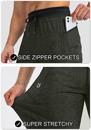 G postepene muške jogger pantalone sa džepovima sa patentnim zatvaračem Slim Joggers za muškarce atletski