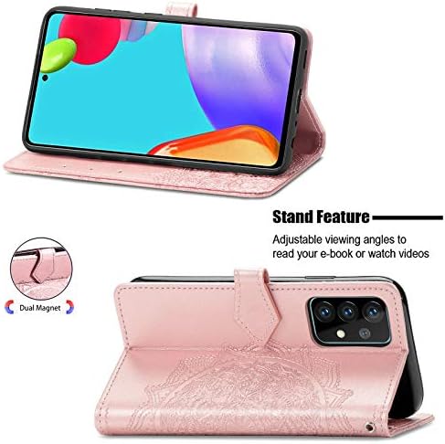 Urspasol za Samsung Galaxy A52 Case 5G Wallet Premium PU Koža Mandragora Folio Flip Stand Slot za kreditnu