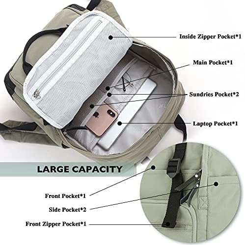 OKTA laptop vodootporni ruksak za planinarenje za žene - ravna školska torba