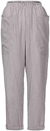 Xiloccer ženske ležerne hlače 2021 jogger hlače visoke strukske hlače za rad Elastic Plus veličine široke