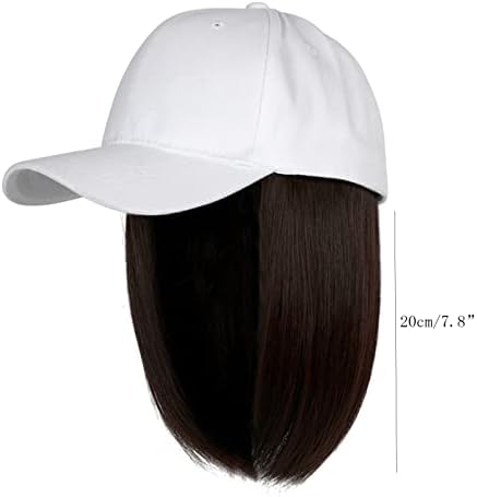 Kapa za Golf bejzbol kapa sa ekstenzijama za kosu ravna kratka Bob frizura Podesiva perika koja se može