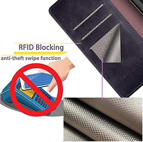 SUANPOT za Samsung Galaxy A54 5G novčanik slučaj sa RFID Blokiranje držač kreditne kartice,Flip Book PU