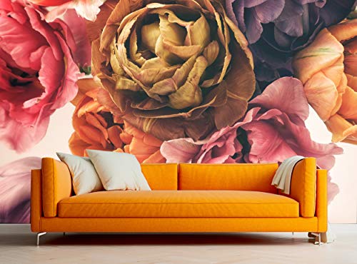Šarene tulipane Photo Pozadina Zidna muralna slika Dekoracija Cvijeća slika Zidni dekor Velike veličine