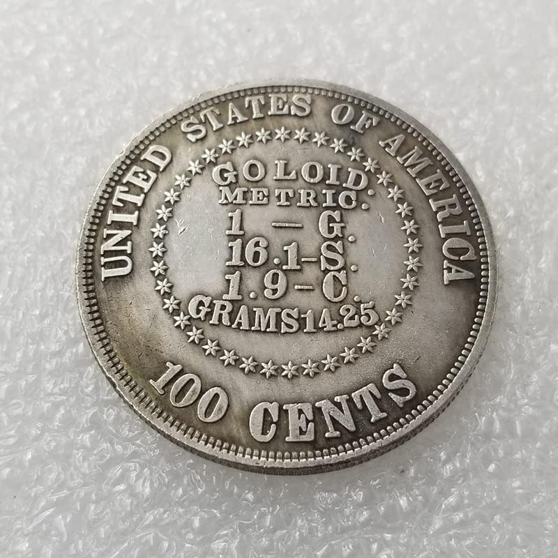 Starinski zanati 1878. američki kovani novčić srebrni dolar srebrni krug