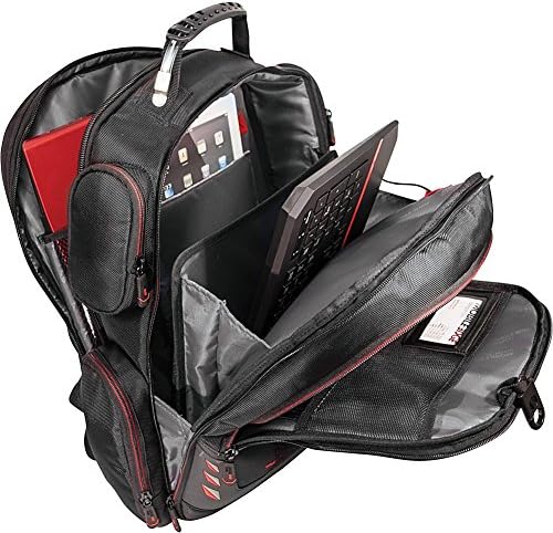 Mobilna rubna ruksaka za igranje, oblikovane prednje ploče, 17 - 18 inča, vanjski USB 3.0 Port za brzo punjenje