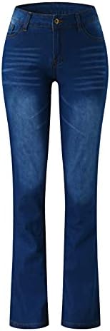 Xiloccer ženske traper jean pantalone sa paketnim modnim ležernim otiskom Super Stretch bootcut hlače dame