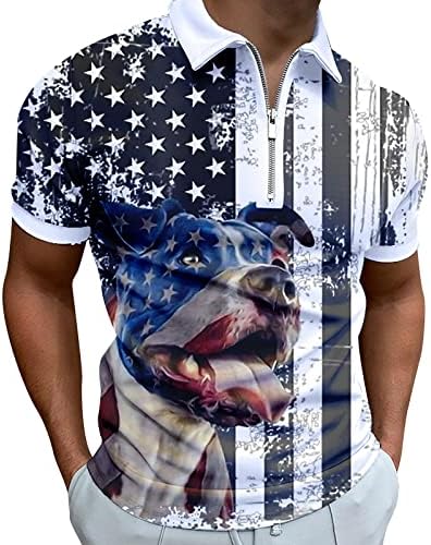 BMISEGM Summer Muns majica Muška američka zastava Patriotska košulja za muškarce 4 od jula mišića isključuju