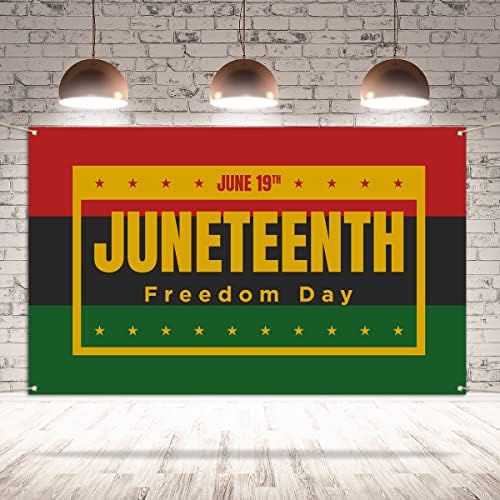 Juneethenda Banner Afrička američka dan neovisnosti 19. juna, slobodni dan Fotografija Pozadinski zidni