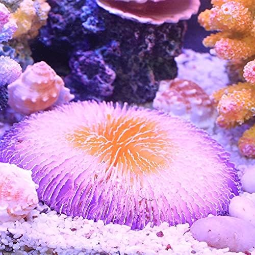 Uxzdx okrugla koral akvarij ukras smola umjetnog kamena dekor ribe spremnik koraljne greben ukras rock coral