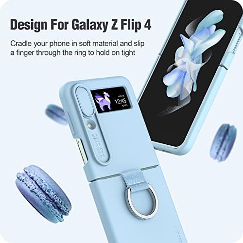 Nillkin Samsung Galaxy Z Flip 4 futrola ugrađena u poklopac sočiva slajd kamere, Flip 4 futrola sa prstenastim