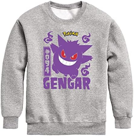 Hibridna odjeća - Pokémon - Gengar - Omladinska prerada Fleece Dukseri