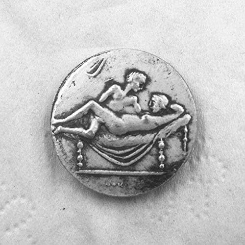 Reljefne grčke kovanice i silver kovanica Kobica za kovanice