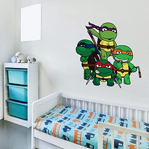 Tinejdžeri heroj kornjača naljepnice Ninja zidne naljepnice za sobe uklonjive vinilne zidne naljepnice za