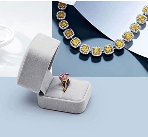 JAHH okrugla ugaona serija siva prstenasta Ogrlica Naušnice kutija za nakit originalni dizajn poklon kutija