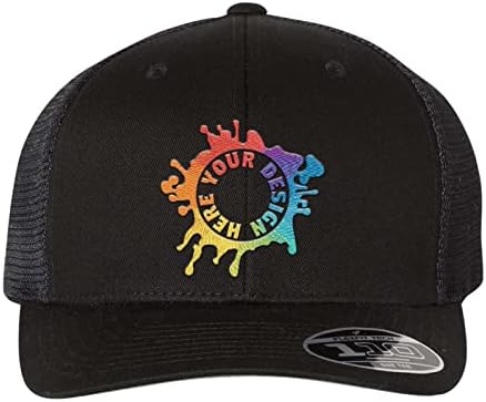 Mato i hash Custom Hats sa mojim logotipom | Vezeni kapu za poslovanje | Trucker Flexfit 110m