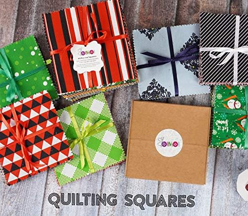 Soimoi Precut 10-inčni Azijski cvjetni printovi pamučna tkanina Bundle Quilting kvadrata šarm paket DIY