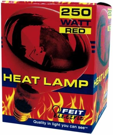 Toplotna lampa [Set od 12] snaga: 250w, boja stakla: Red12