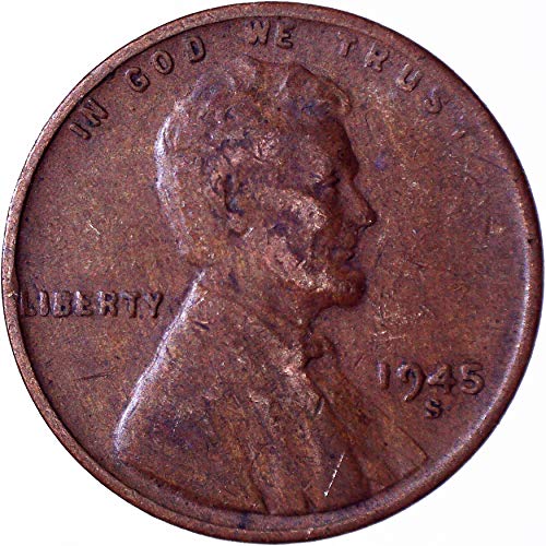 1945. s Lincoln pšenični cent 1C vrlo dobro