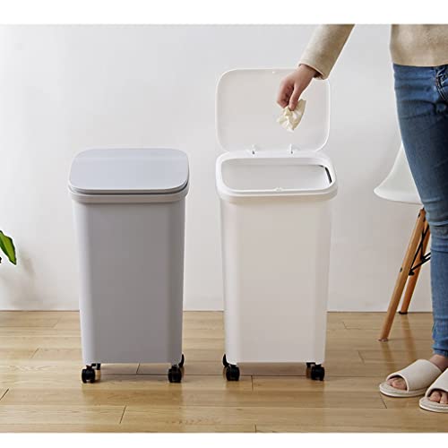 Dypasa Recycling bin kućanstvo tipa pritiskanje Velika sortiranje kante za smeće sa kotačem za smeće košara