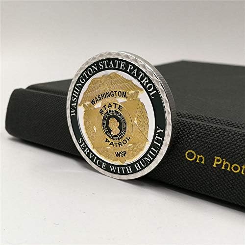 Sjedinjene Američke Države Washington Državna patrola Kolekcionarni srebrni suvenirni novčić kovanica
