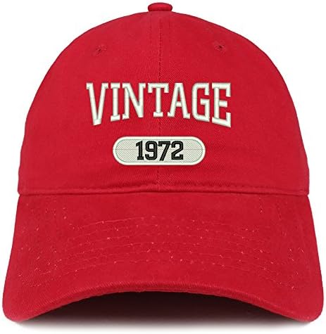 Trendy Widel Shop Vintage 1972 vezeno 51st rođendan opušteno ugradbeno pamuk