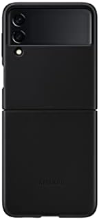 Samsung Galaxy Z Flip 3 futrola za telefon, kožna Zaštitna navlaka, za teške uslove rada, zaštita pametnog telefona otporna na udarce, američka verzija, crna, EF-VF711LBEGUS
