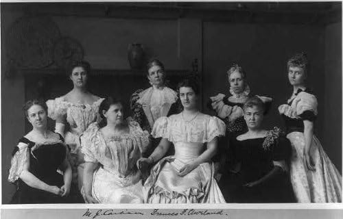 HistoricalFindings fotografija: Gospođa Frances Folsom Cleveland, Cleveland Cabinet Wives, 1332 v Street,