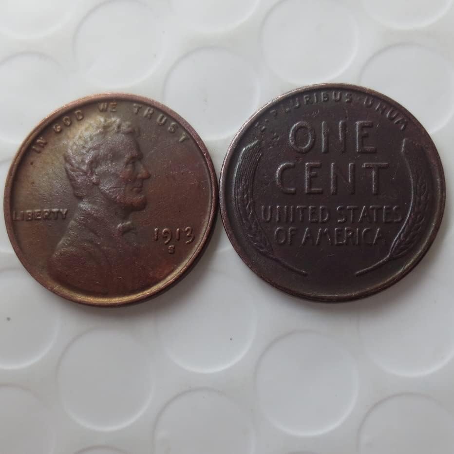 1913. američki Lincoln Cent Compion ComyMorativni novčić