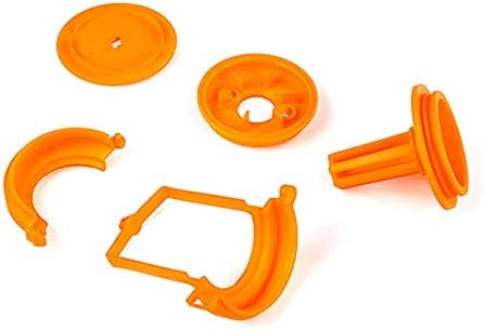 Set montaža filtera za zrak sa maikom za 1/5 baha rovan km baja 5b 5t 5sc igračke dijelove RC auto pribor-narandžasta