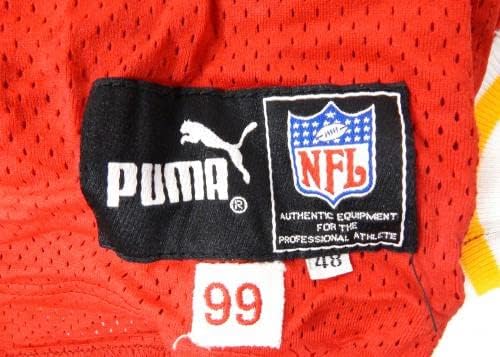 1999 Kansas City Cheeps Bailey 99 Igra Polovna crvena dresa 48 DP34336 - Neintred NFL igra rabljeni dresovi