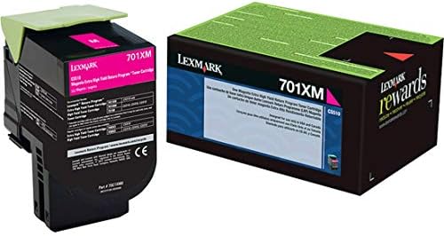 Lexmark 70C1XC0 Extra visokog prinosovog tonera, 4000 prinosa stranice, cijan