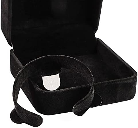 Poklon kutija za nakit od kvadratnog baršuna za narukvice