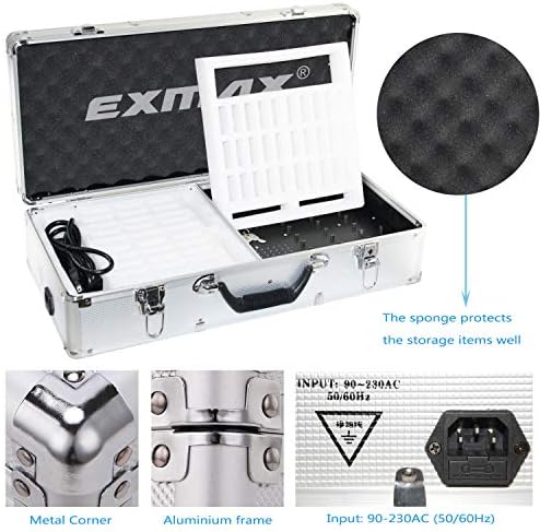 EXMAX EXD-C64 Aluminijumska kutija za punjenje Mini USB kutija za punjenje za ATG-100T,EX-100,EXD-101,EXD-6824,EXD-6688,EX-624,EX-200 bežični pomoćni sistem za slušanje