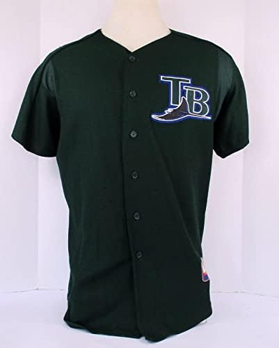 2003-06 Tampa Bay Devil Rays Blank Igra Izdana Green Jersey BP ST 6714 - Igra Polovni MLB dresovi
