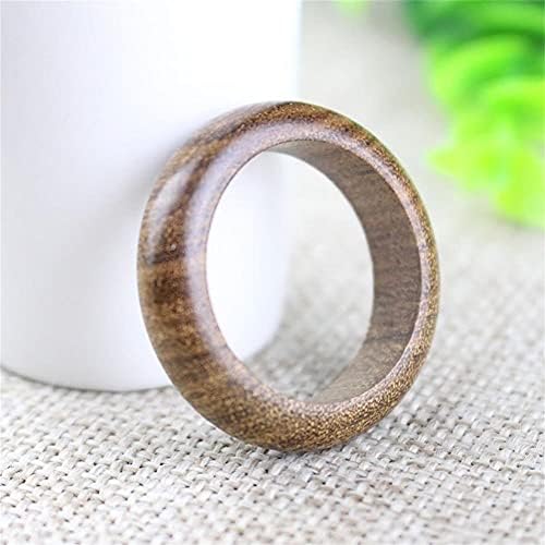 8kom prirodni drveni prstenovi Vintage ručno rađeni afrički etnički drveni prsten šareni Bohemia Retro okrugli krug Stackble prsten za žene djevojke nakit
