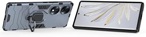 DWAYBOX Za Honor 70 Case 6.67 inch, kompatibilan sa magnetnim nosačem za automobil, 360° metalni prsten,