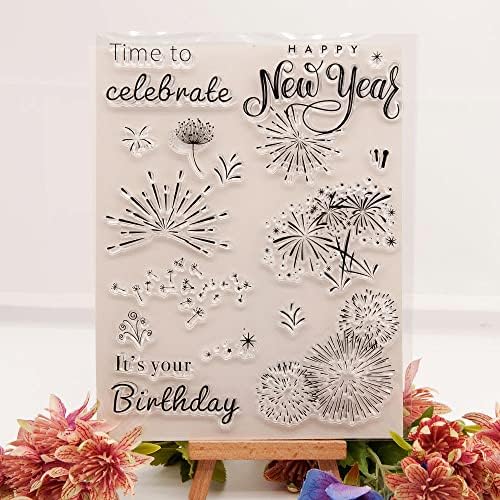 Kwan Crafts Dandelion Clear Stamps for Card Making Decoration and DIY  Scrapbooking