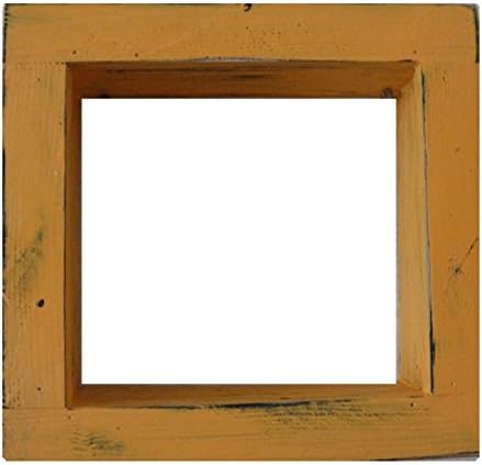 Kvadratna / drvena sjena / drvena sjena zaslon - 12 x 12 - breskva - ukrasna povratila nevoljena berba za